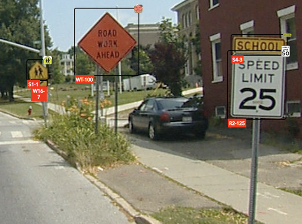 Safety asset detection example